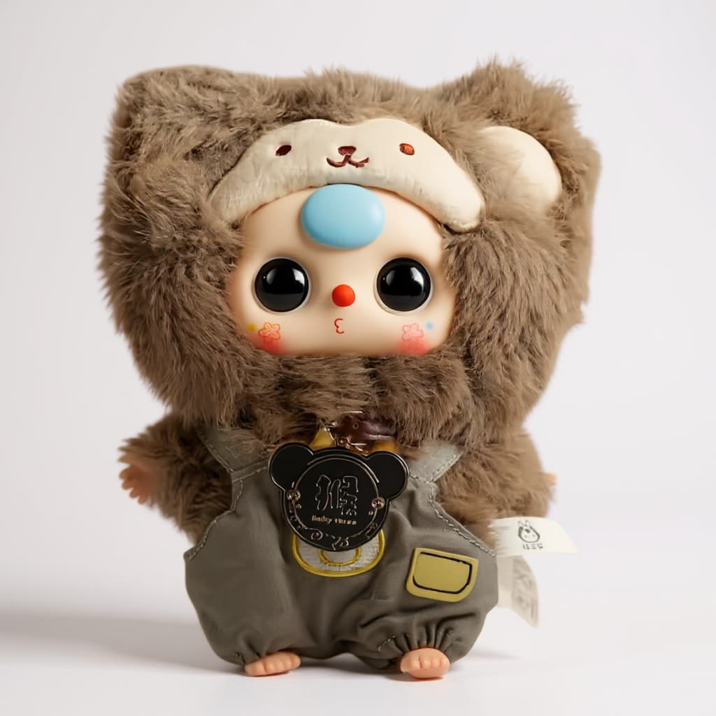 Monkey Sealed, a Baby Three Zodiac V2 Plush Series Blind Box figure