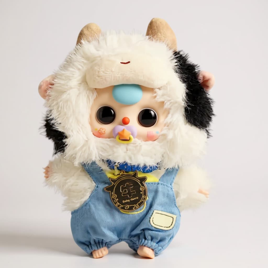 Ox Sealed, a Baby Three Zodiac V2 Plush Series Blind Box figure