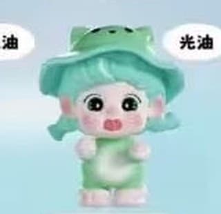 Mint Kitty, a Sweetheart's Forest figure