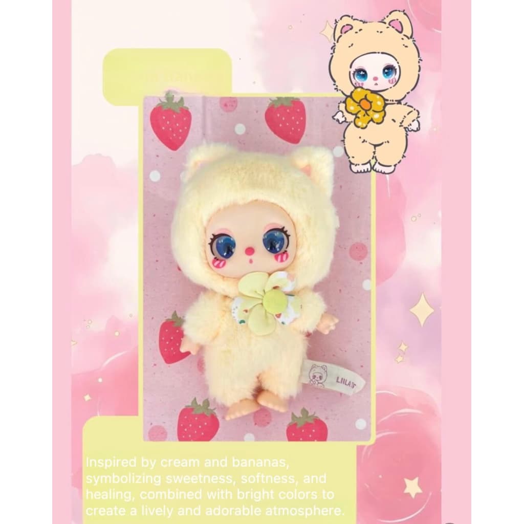 Creamy Banana, a LIILA Lucky Cat V1 figure