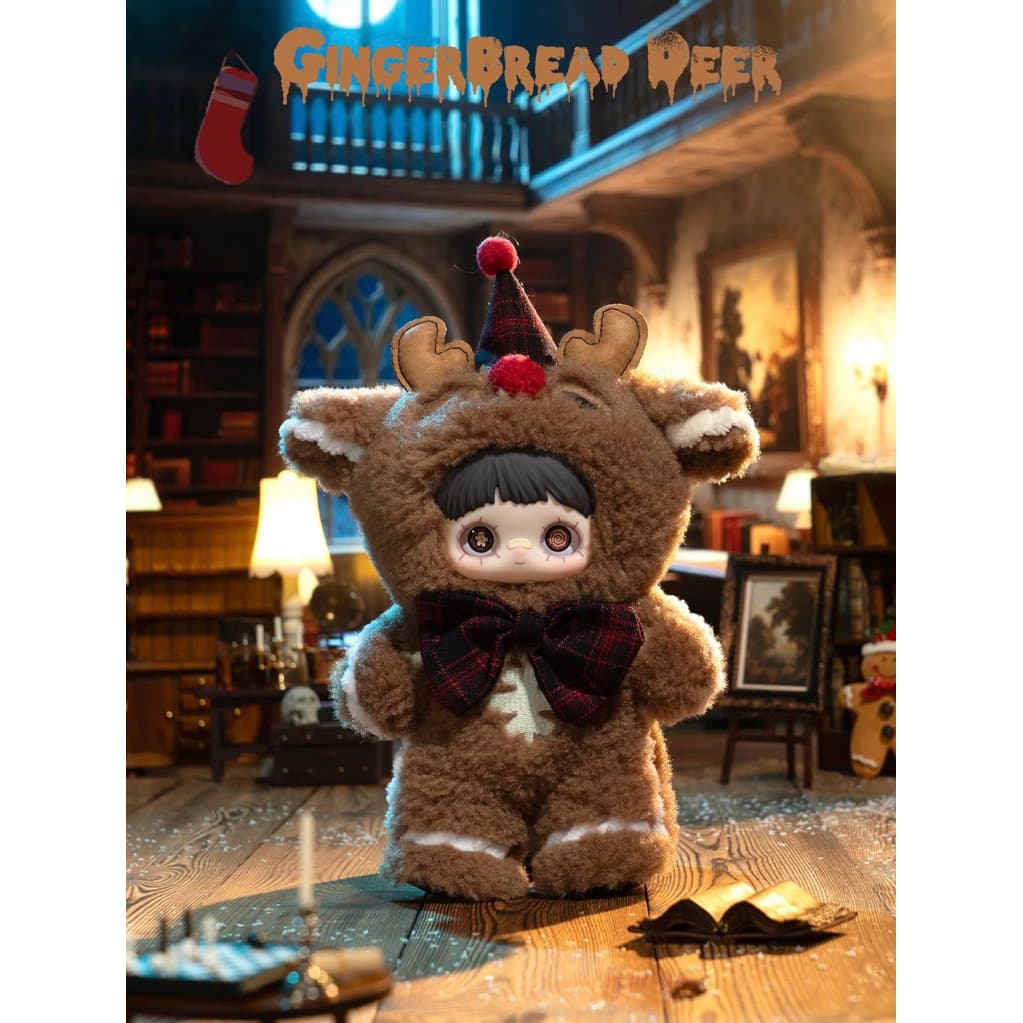 Gingerbread Deer, a MayMei Winter Weirdness Series figure