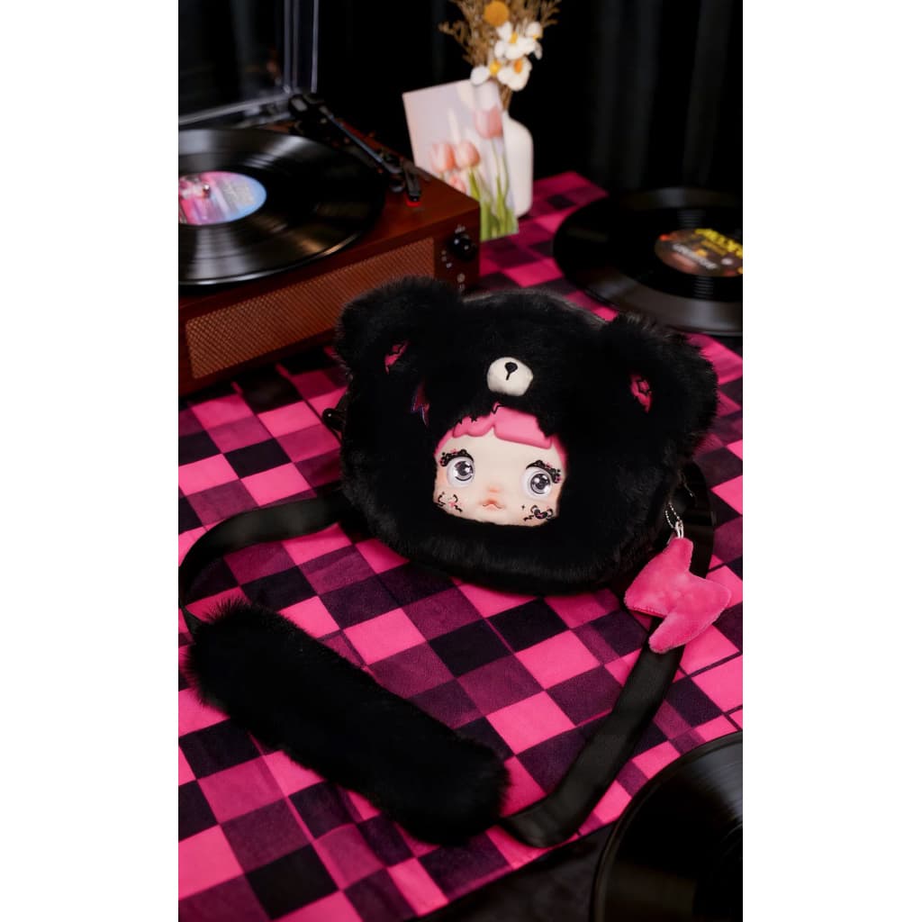 Rock and Roll Bear, a NOMMI Collecting Cutie Bags Series Plush Blind Box figure