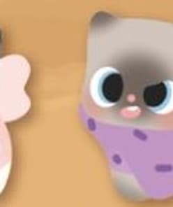 Homebody Siamese, a Cat Daily figure
