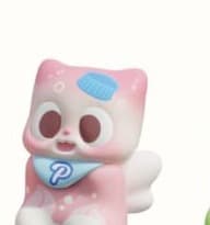 Fizzy Peach, a Snacky Paws figure