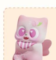 QQ Gummy, a Snacky Paws figure