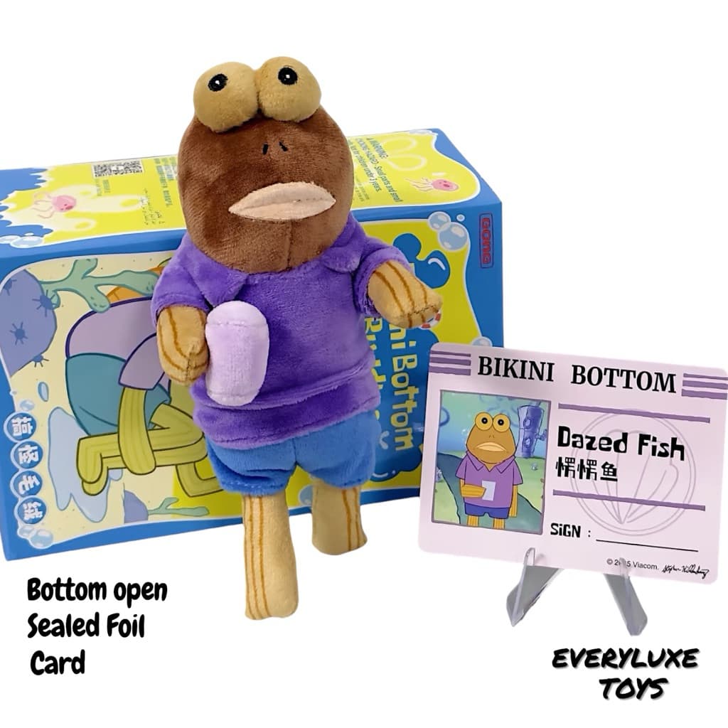 V1-Dazed Fish, a Bikini Bottom Buddies Whimsical Plush figure