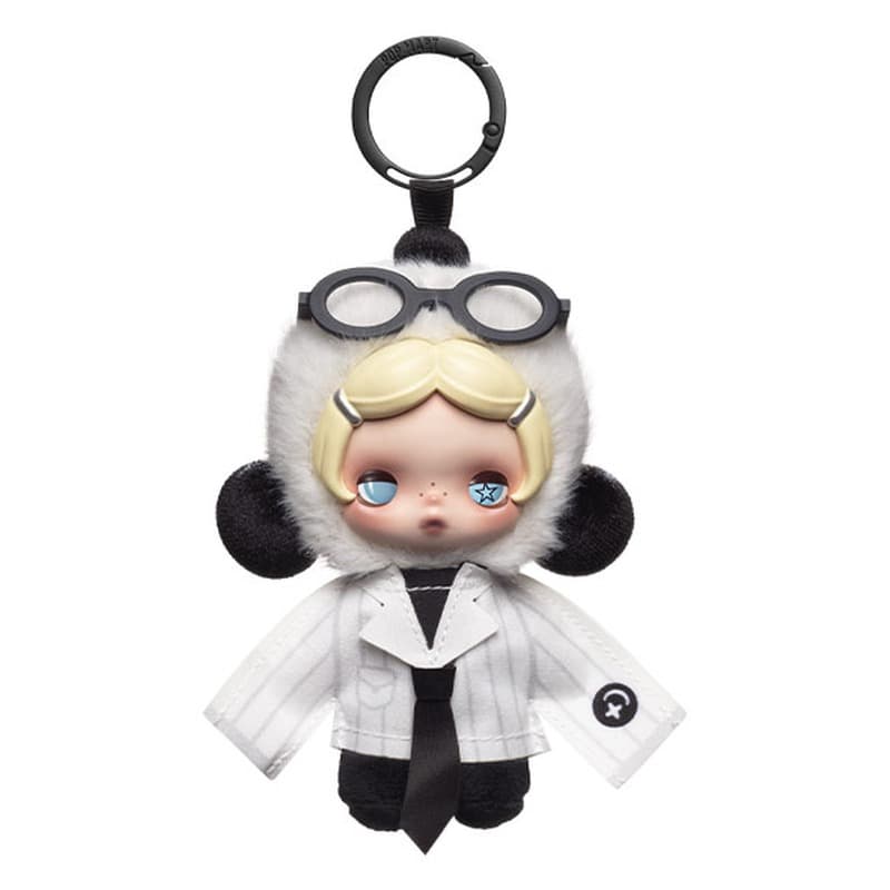 No Adulting, a θ SKULLPANDA Off Mode Series Plush Doll Pendant figure