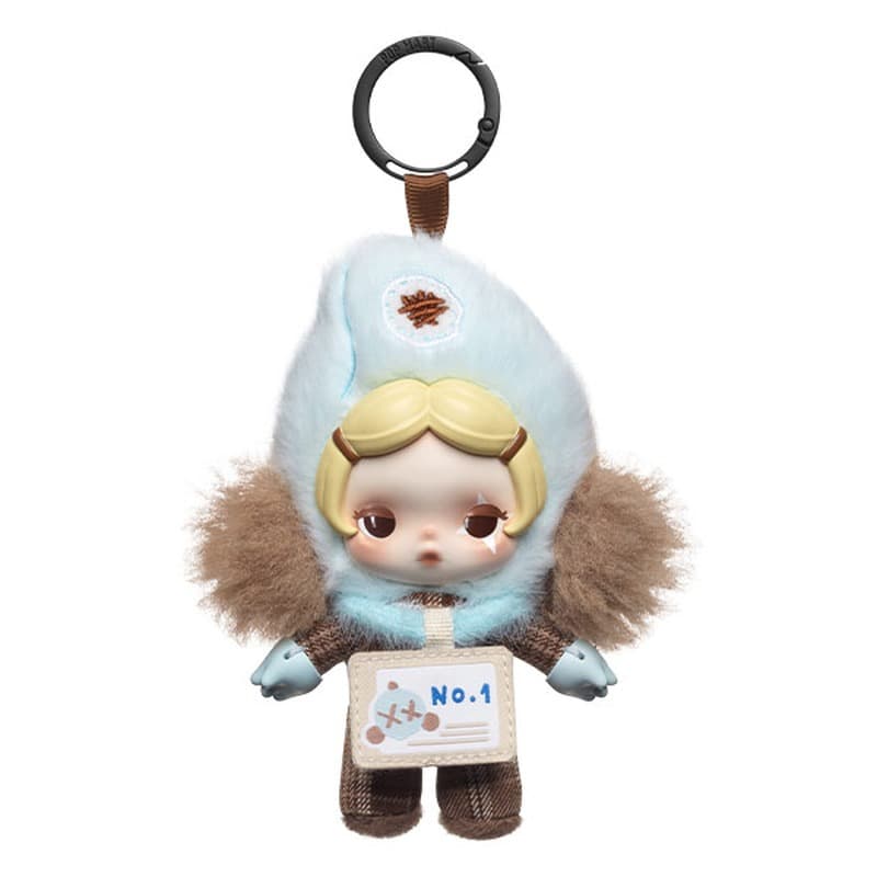 Stay Chill, a θ SKULLPANDA Off Mode Series Plush Doll Pendant figure