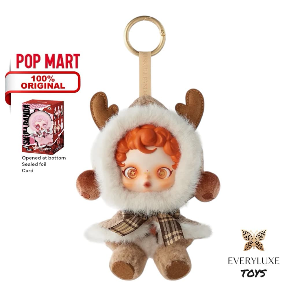 Wanderer's Tune, a collectible figure from the SKULLPANDA Winter Symphony Series Plush series by POPMART