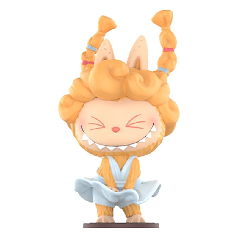 Braided Pigtails, a collectible figure from the THE MONSTERS Hair Salon series by POPMART