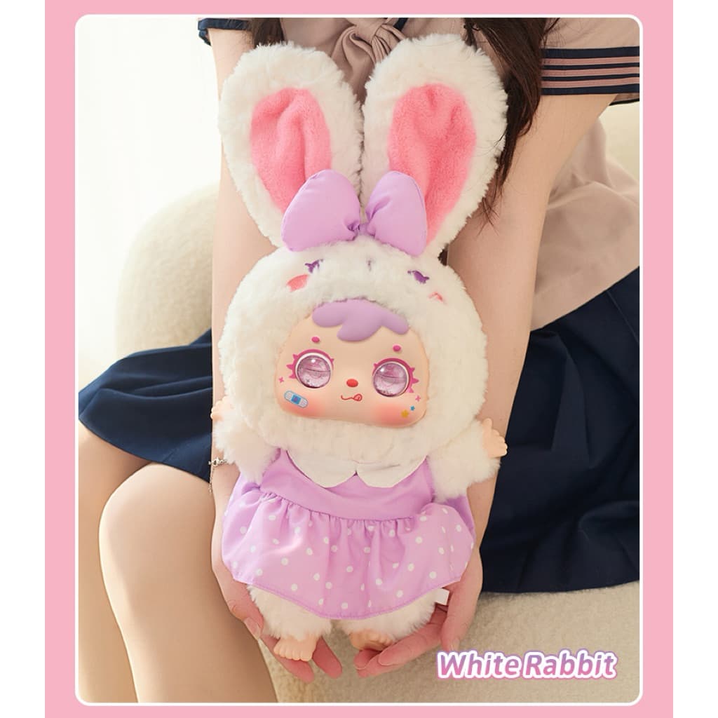 White Rabbit, a Samuel Rabbit and Rabbit Elf Blind Box 680% figure