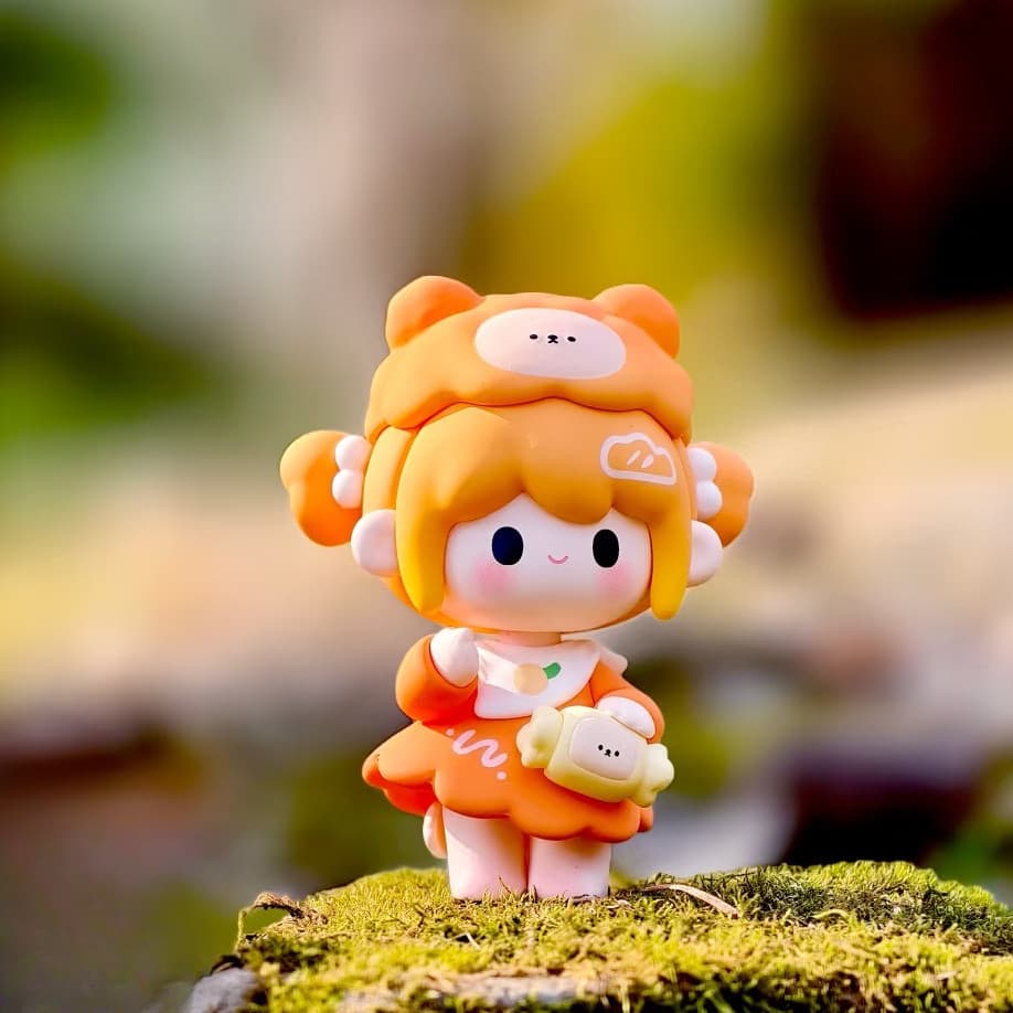 Orange Egg Roll, a UUTOY Sweety Land Series Mini Blind Box figure