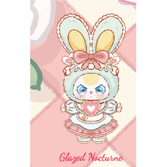 Glazed Nocturne, a Baby Three 400% Lolitas Dreamland Plush Dolls Series Blind Box figure