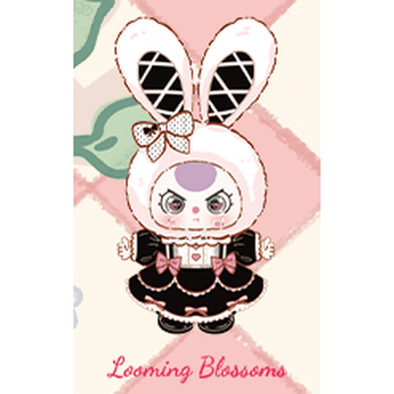 Looming Blossoms, a Baby Three 400% Lolitas Dreamland Plush Dolls Series Blind Box figure