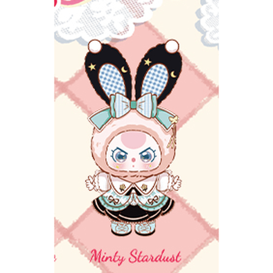 Minty Stardust, a Baby Three 400% Lolitas Dreamland Plush Dolls Series Blind Box figure