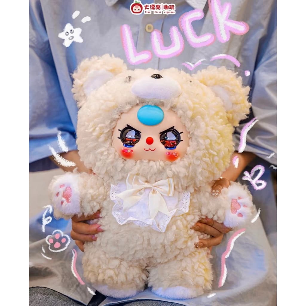 Cream Bear, a Baby Three 400% V4 Sweet Baby Plush Blind Box figure