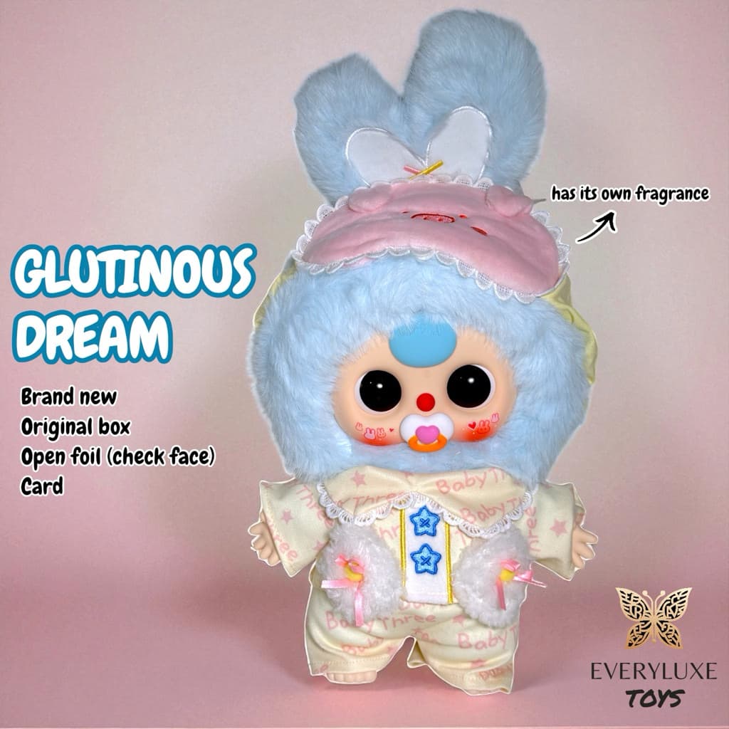 Blue Bunny, a Baby Three 400% V5 Sweet Dreams Plush Blind Box figure