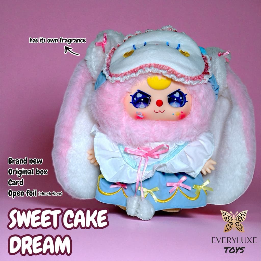 Pink Bunny, a Baby Three 400% V5 Sweet Dreams Plush Blind Box figure
