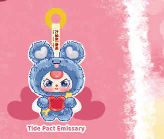 Tide Pact Emissary, a Baby Three Cupid Vinyl Series Plush Blind Box figure