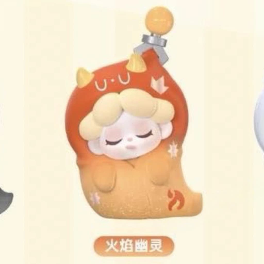Flame Ghost, a collectible figure from the WENDY Got You Series Doll Ornament Gift Secret series by DODO SUGAR