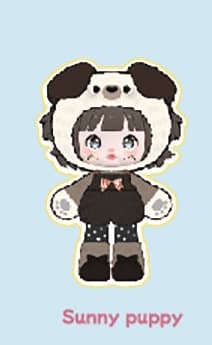 Sunny Puppy, a Forest Kingdom figure