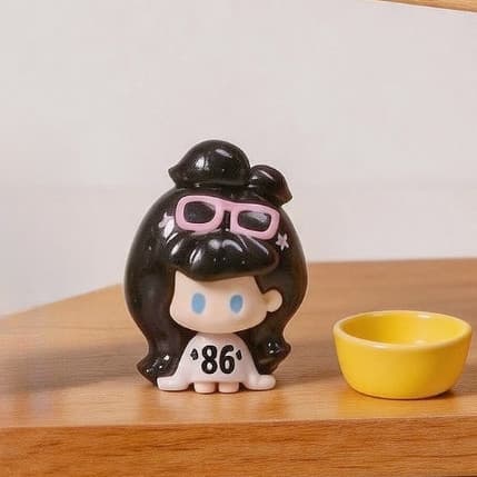 Idol Cheerer, a NuNu Remix Series Cute Beans MINI Figure Doll Gift figure