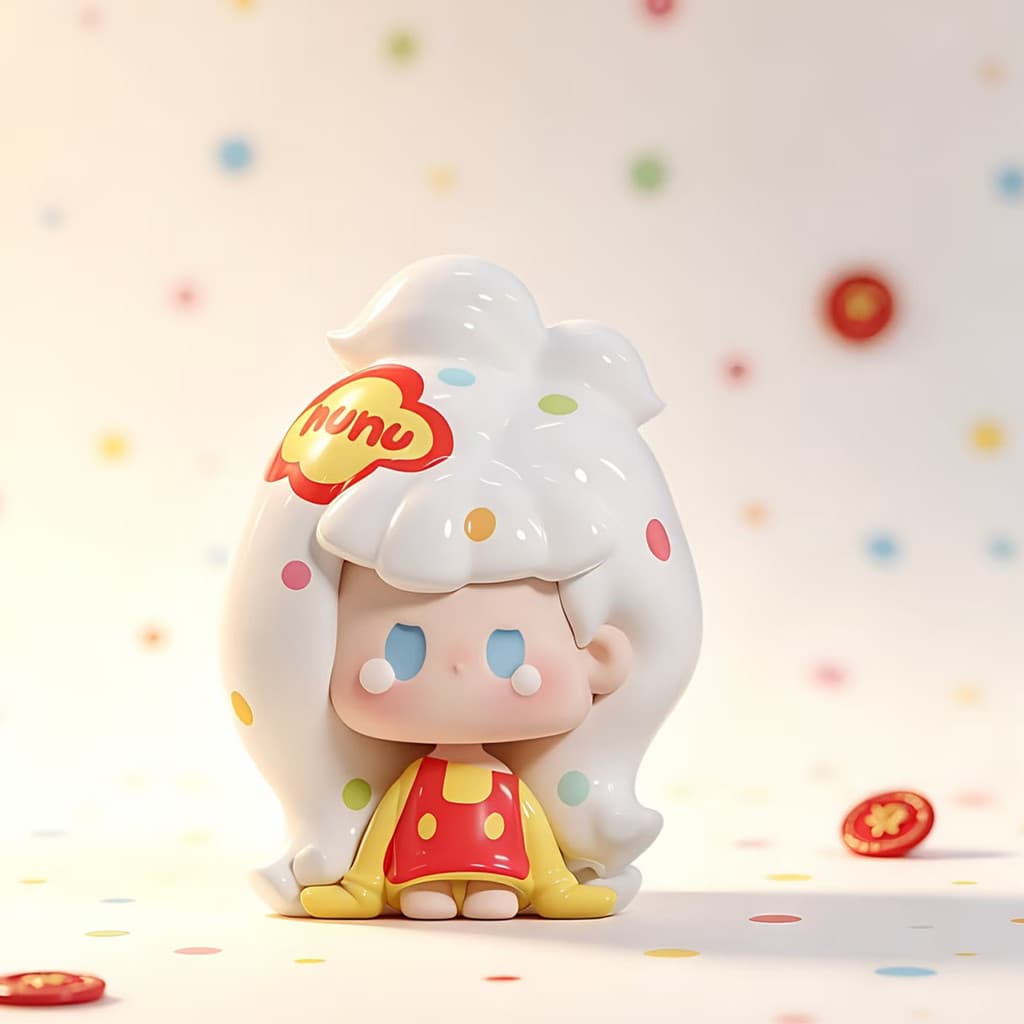 Retro Lollipop, a NuNu Remix Series Cute Beans MINI Figure Doll Gift figure