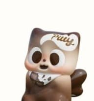 Silky Chocolate, a Snacky Paws figure