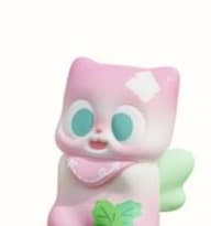 Green Gum, a Snacky Paws figure