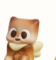 Pretzel, a Snacky Paws figure