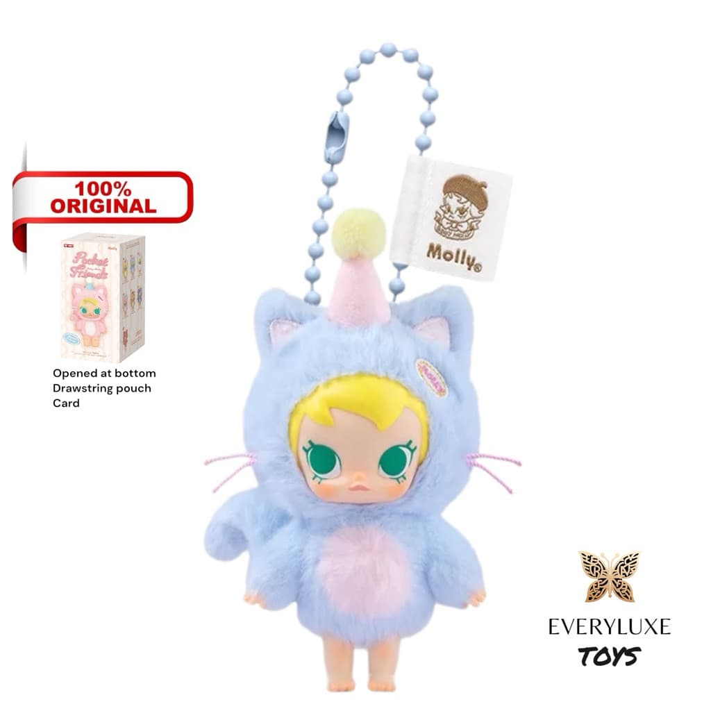 Feeling Blue, a Baby Molly Pocket Friends Series - Vinyl Plush Pendant Blind Box figure
