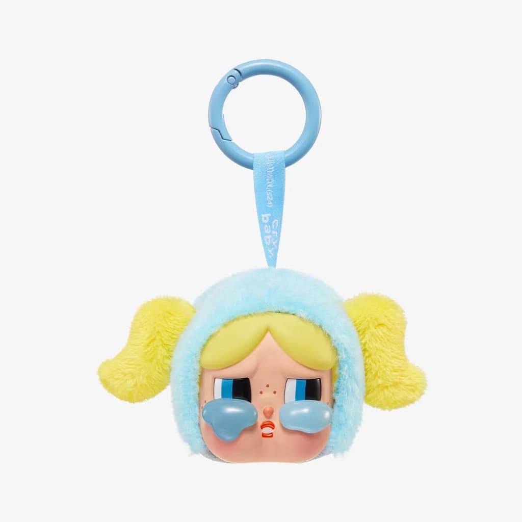 PPG Bubbles, a collectible figure from the CRYBABY Sad Club Series - Plush Flower Blind Box series by POPMART