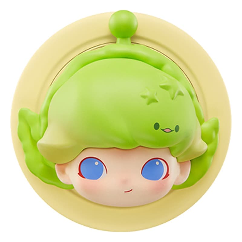 Alien, a collectible figure from the DIMOO WORLD × PIXAR Series - Magnetic Phone Holder Blind Box series by POPMART