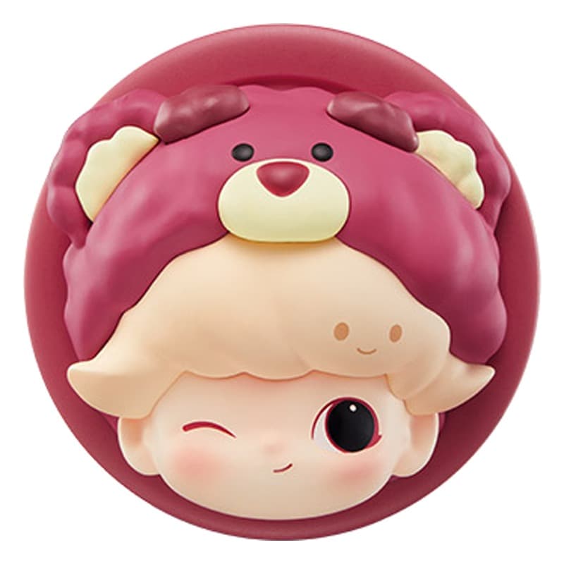 Lotso, a DIMOO WORLD × PIXAR Series - Magnetic Phone Holder Blind Box figure