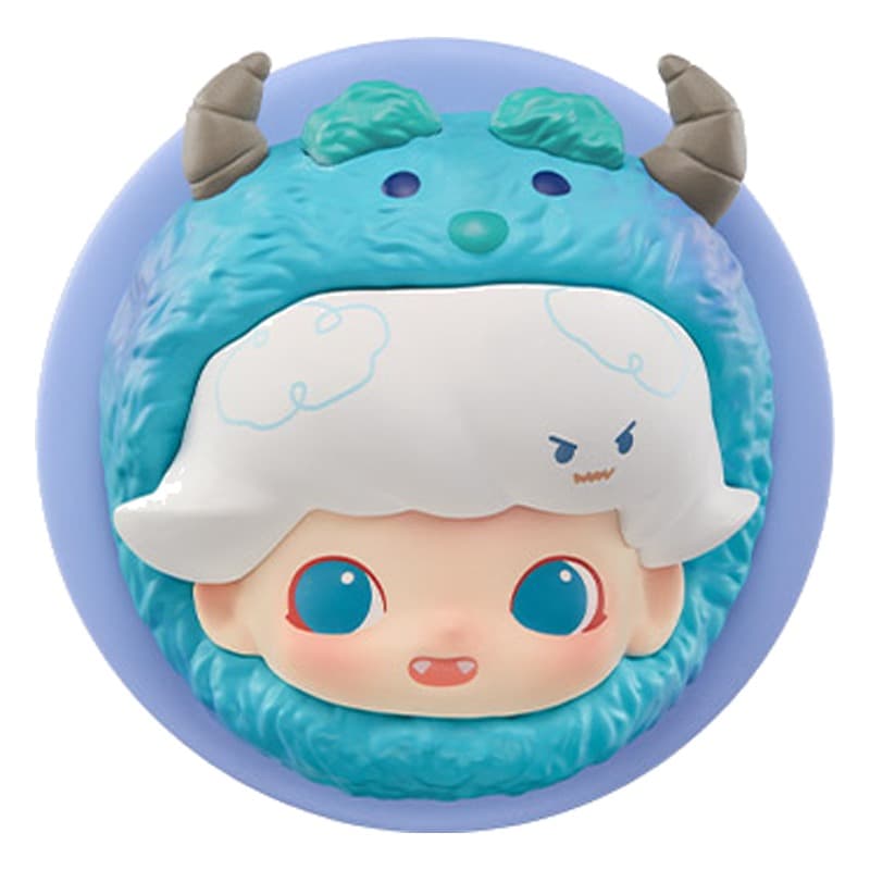 Sulley, a DIMOO WORLD × PIXAR Series - Magnetic Phone Holder Blind Box figure