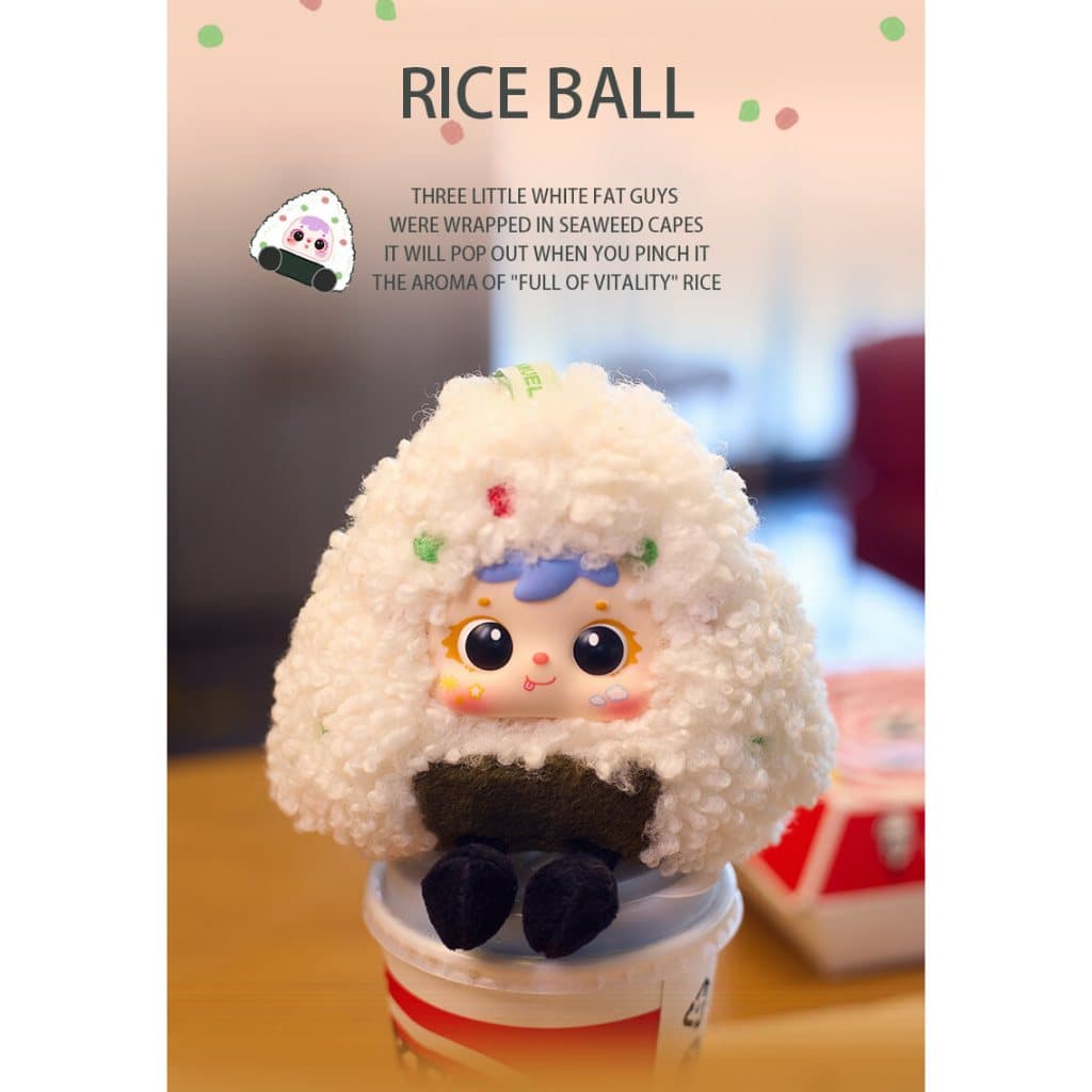 Rice Ball, a Samuel Fried Shrimp Blind Box figure