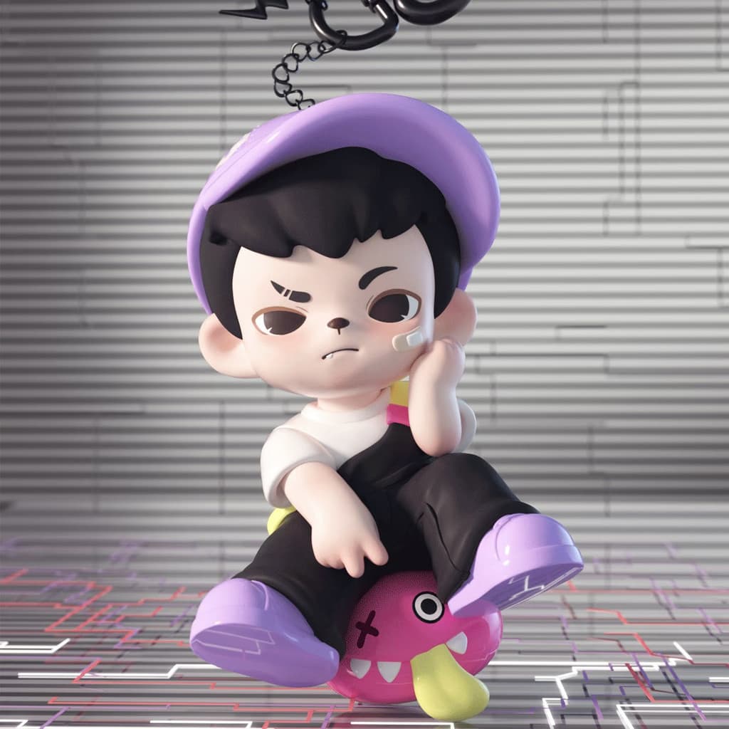 Monster Hopper, a Rayan Time Rift Series Mini Figures Pendant Doll TNTSPACE figure