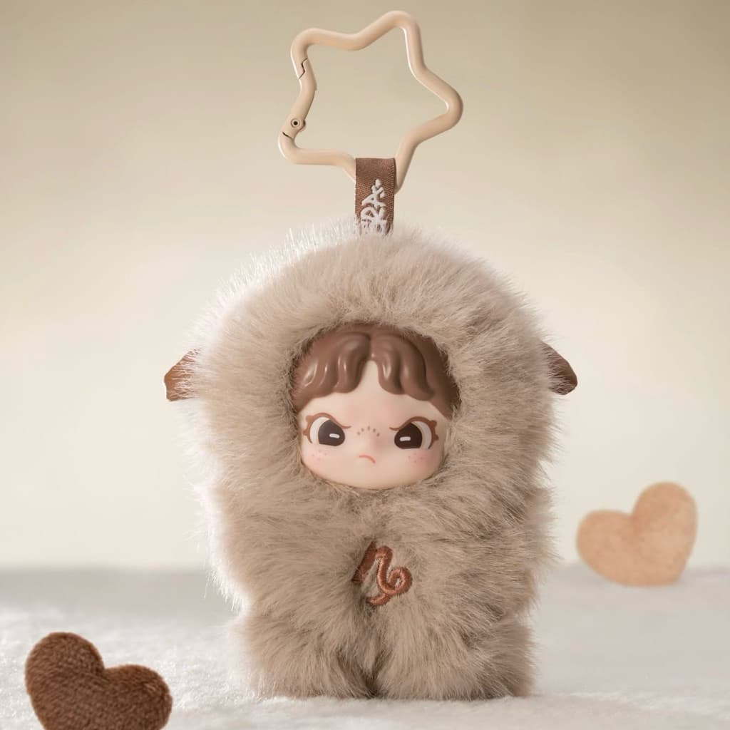 Capricorn, a TNT DORA Constellation Monogatari Series Vinyl Plush Pendant Bagcharm figure