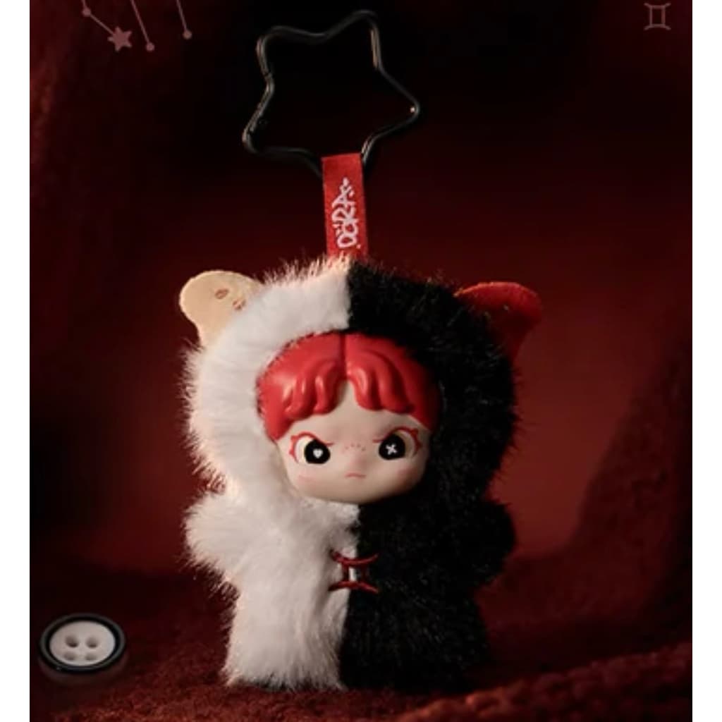 Gemini, a collectible figure from the TNT DORA Constellation Monogatari Series Vinyl Plush Pendant Bagcharm series by TNT SPACE