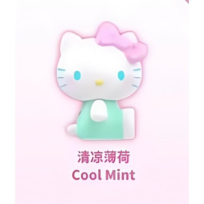 Cool Mint, a TOP TOY Hello Kitty Mini summer Rainbow Candy Series Figures Surprise Bag figure