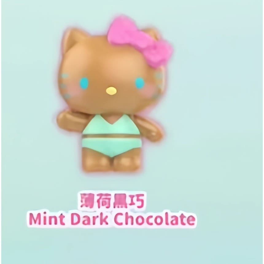 Mint Dark, a TOP TOY Hello Kitty Mini summer Rainbow Candy Series Figures Surprise Bag figure