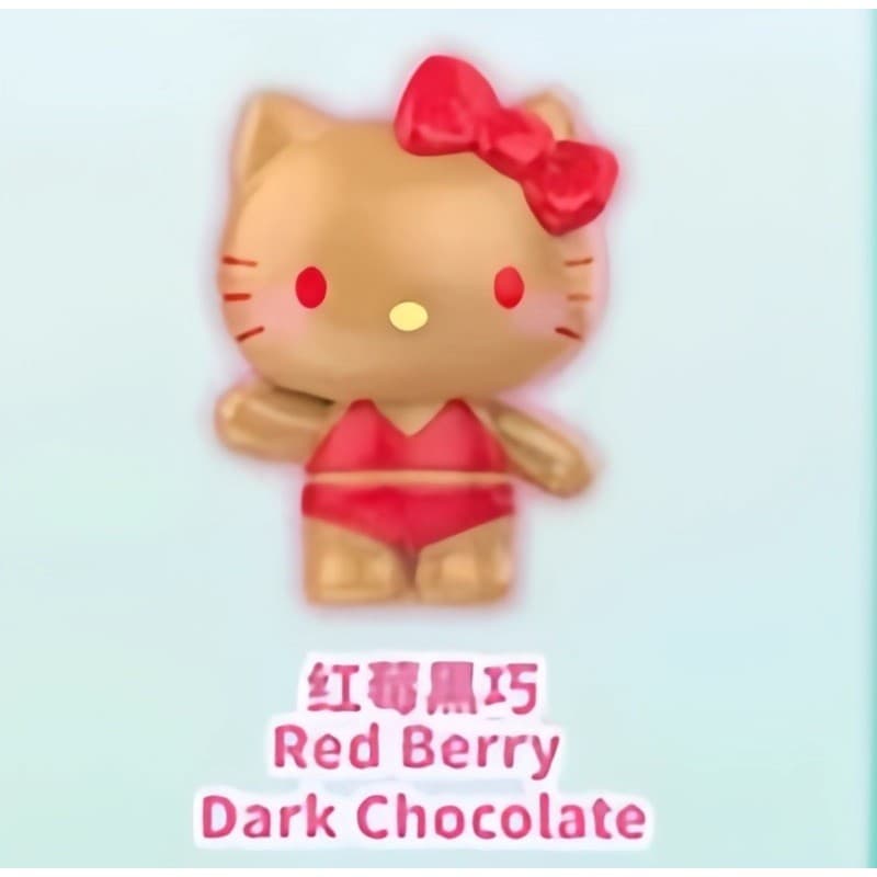 Red Berry, a TOP TOY Hello Kitty Mini summer Rainbow Candy Series Figures Surprise Bag figure