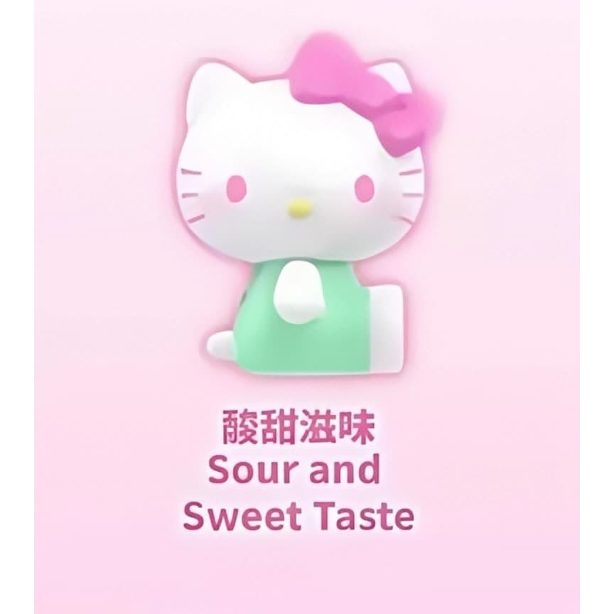Sour and Sweet Taste, a TOP TOY Hello Kitty Mini summer Rainbow Candy Series Figures Surprise Bag figure