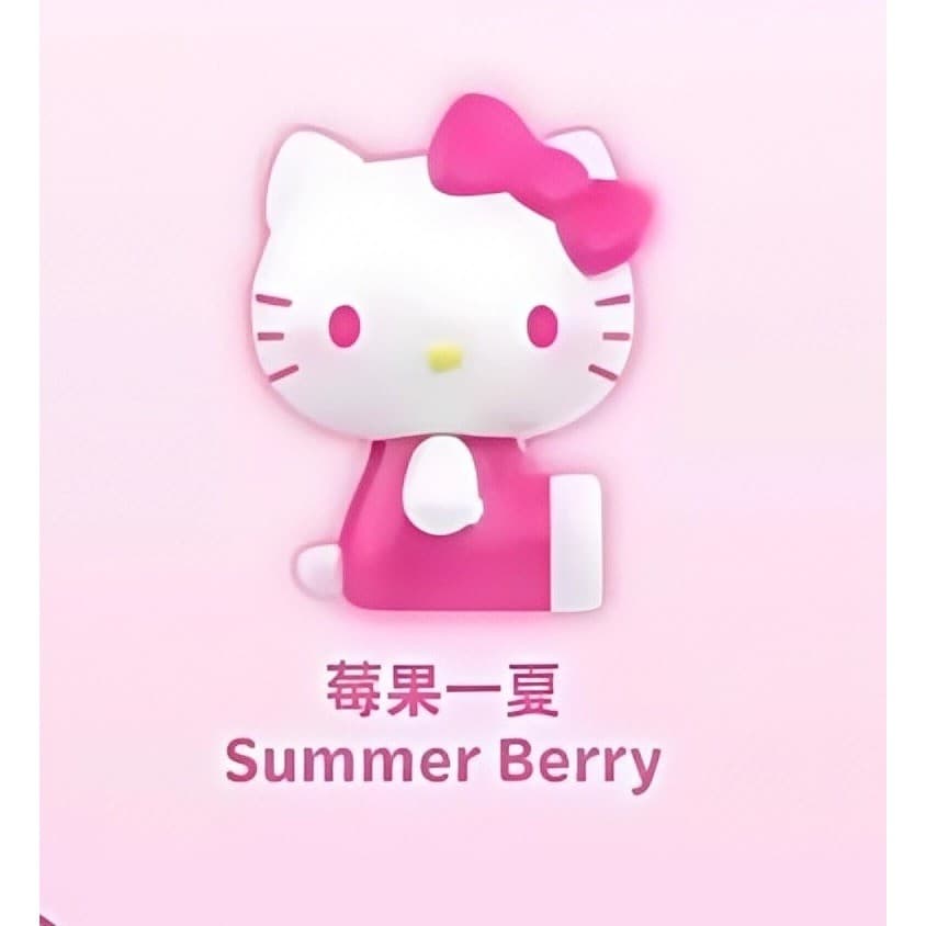 Summer Berry, a TOP TOY Hello Kitty Mini summer Rainbow Candy Series Figures Surprise Bag figure