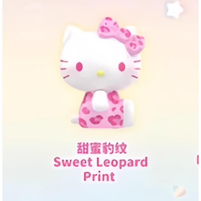 Sweet Leo, a TOP TOY Hello Kitty Mini summer Rainbow Candy Series Figures Surprise Bag figure