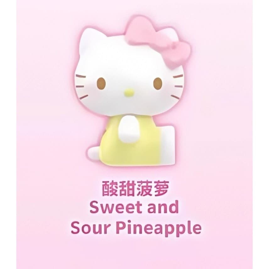 Sweet Pineapple, a TOP TOY Hello Kitty Mini summer Rainbow Candy Series Figures Surprise Bag figure