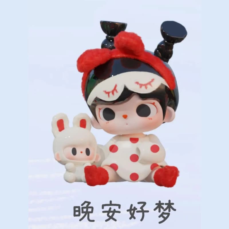 Good Night Dream, a TUTUBEAR Time Glitch Series MINI Figure Doll Ornament Gift figure