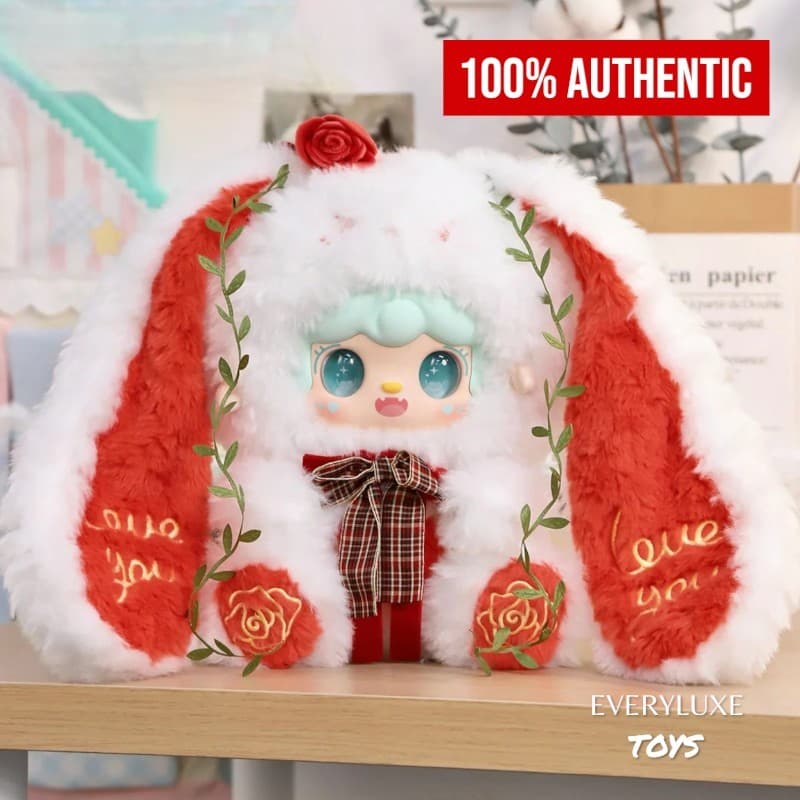 Red Rose Bunny, the secret figure in YOOKI Little Bear Hibernation Plan Plush Pendant Bagcharm
