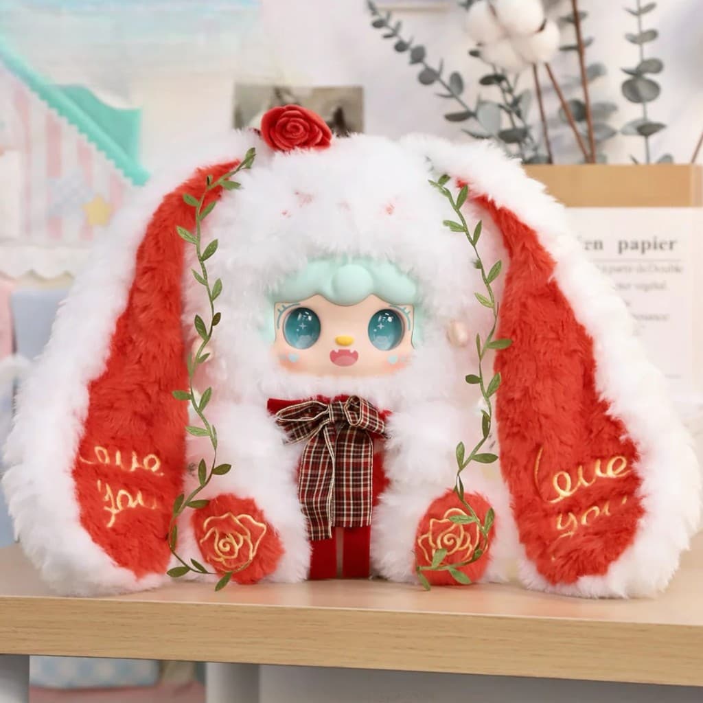 Rose Contract, the secret figure in YOOKI Cutely Rabbit Mini Bunny Birthday Gift Plush Pendant Scented
