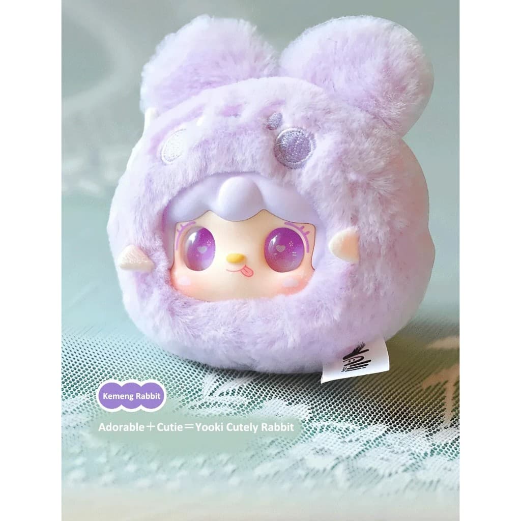 Kemeng Rabbit, a YOOKI Cutely Rabbit Mini Bunny Birthday Gift Plush Pendant Scented figure
